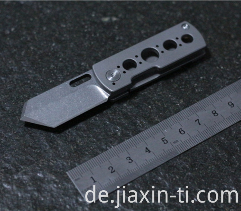 titanium folding knife